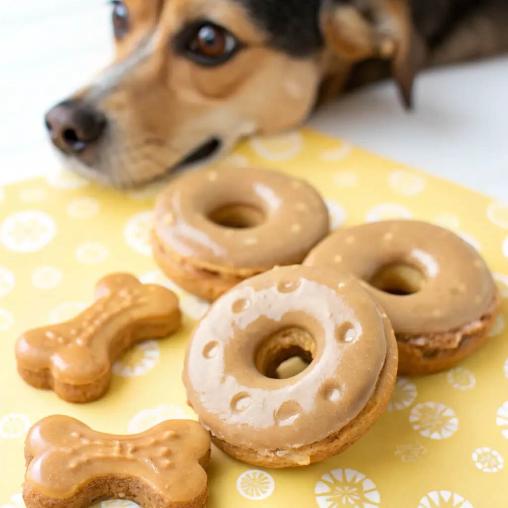 homemade peanut butter dog donuts recipe