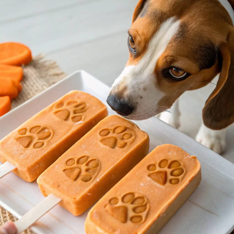 Carrot & Peanut Butter Frozen Treat Bars