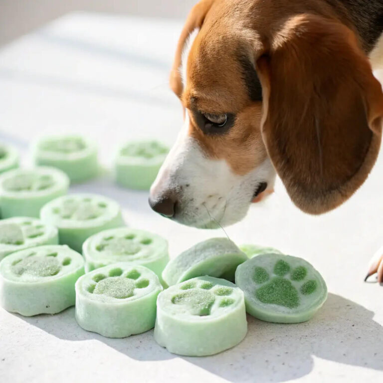 Frozen Cucumber & Mint Cooling Dog Treats