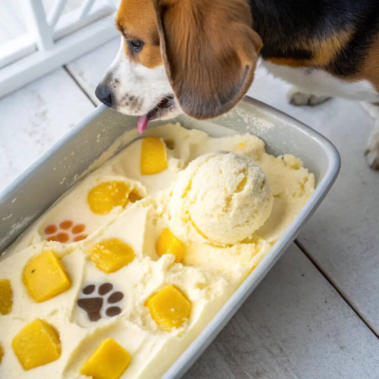 Frozen Mango & Banana Dog Ice Cream