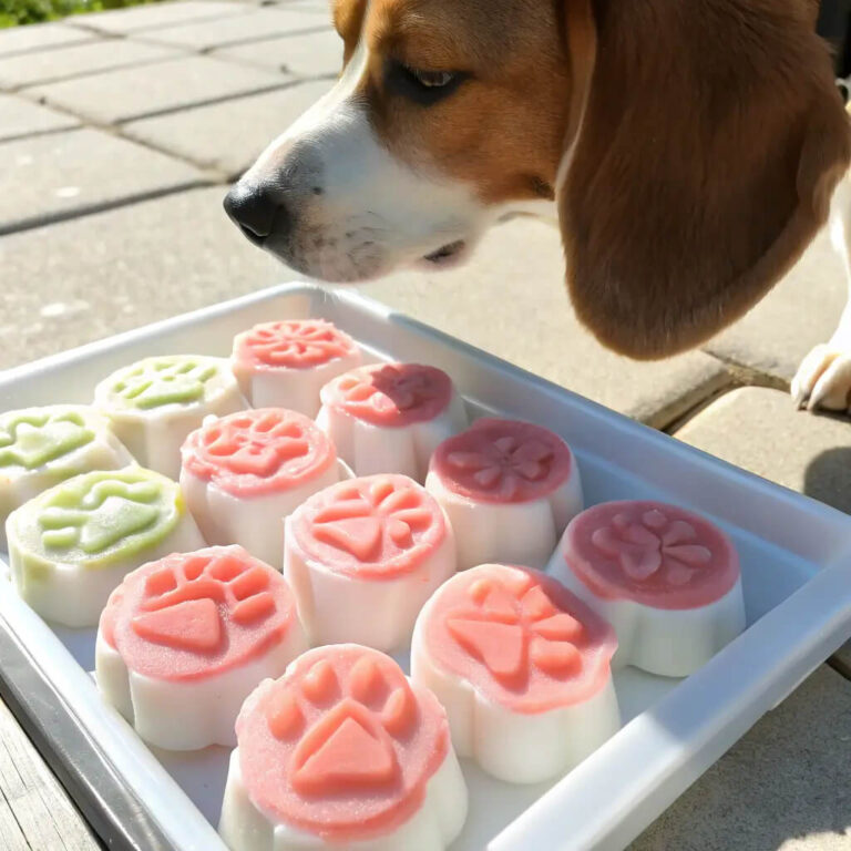 Frozen Watermelon & Yogurt Swirl Treats