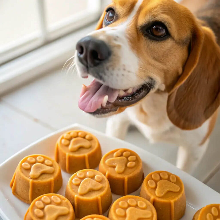 Pumpkin & Peanut Butter Frozen Dog Truffles
