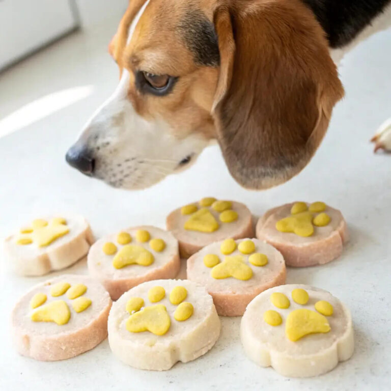 Banana Applesauce Dog Treats