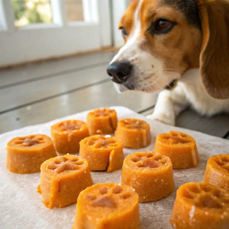 Frozen Dog Treats With Pumpkin
