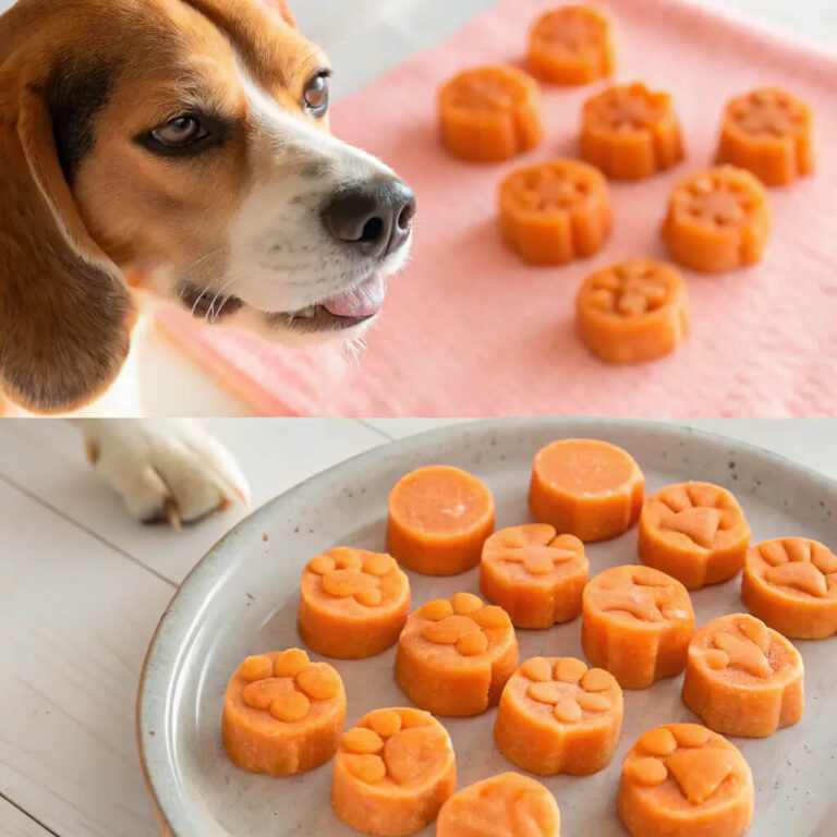 Homemade Frozen Carrot Dog Treats