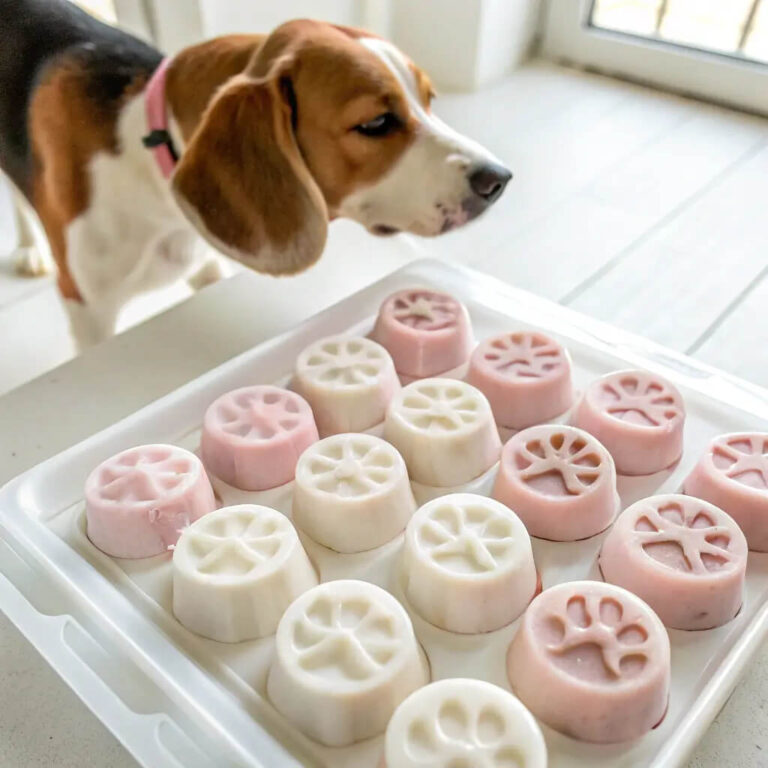 Homemade Frozen Dog Treats With Yogurt
