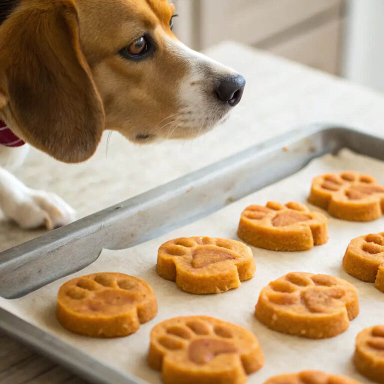 Homemade Pumpkin Applesauce Dog Treats
