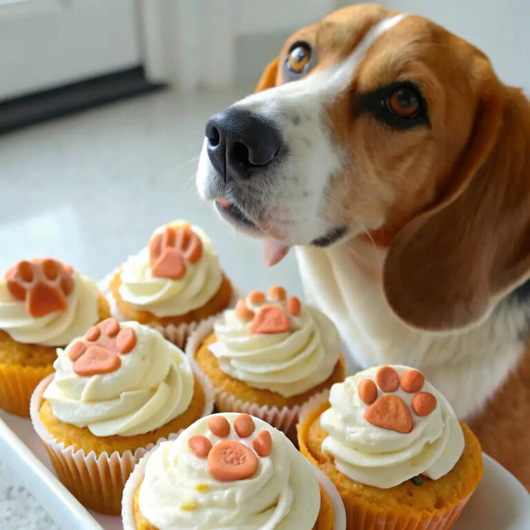 Homemade Pumpkin Dog Cupcakes