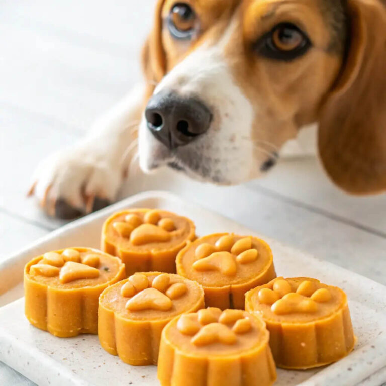 Homemade Pumpkin Yogurt Dog Treats