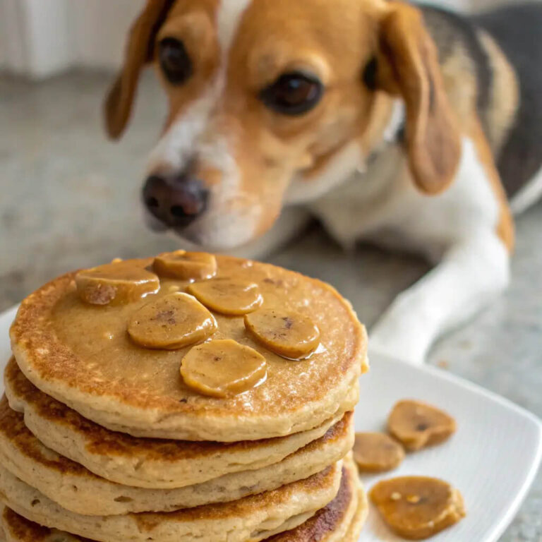 Diy Peanut Butter & Banana Pup Pancakes