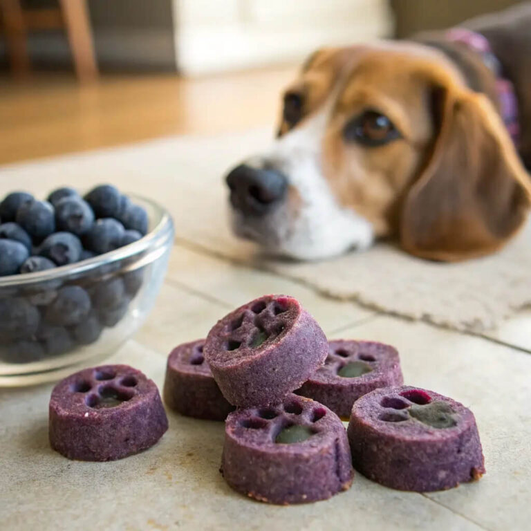 Dehydrated Beef Liver & Blueberry Bites