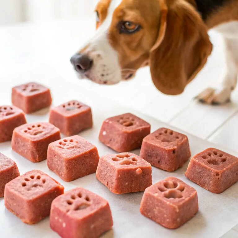 Homemade Pork & Apple Sausage Bites For Dogs