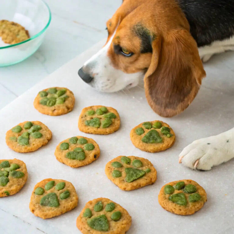 Homemade Carrot Spinach Dog Treats