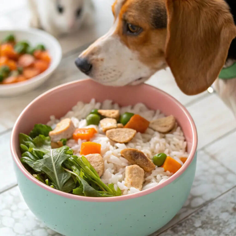 Homemade Chicken And Rice Dog Food Recipe