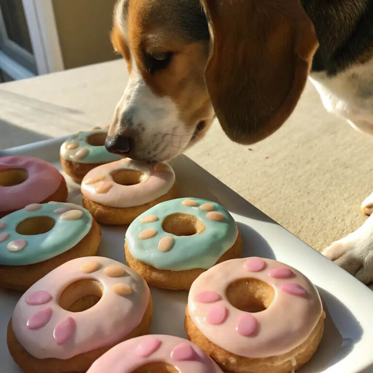 Homemade Peanut Butter Dog Donuts Recipe