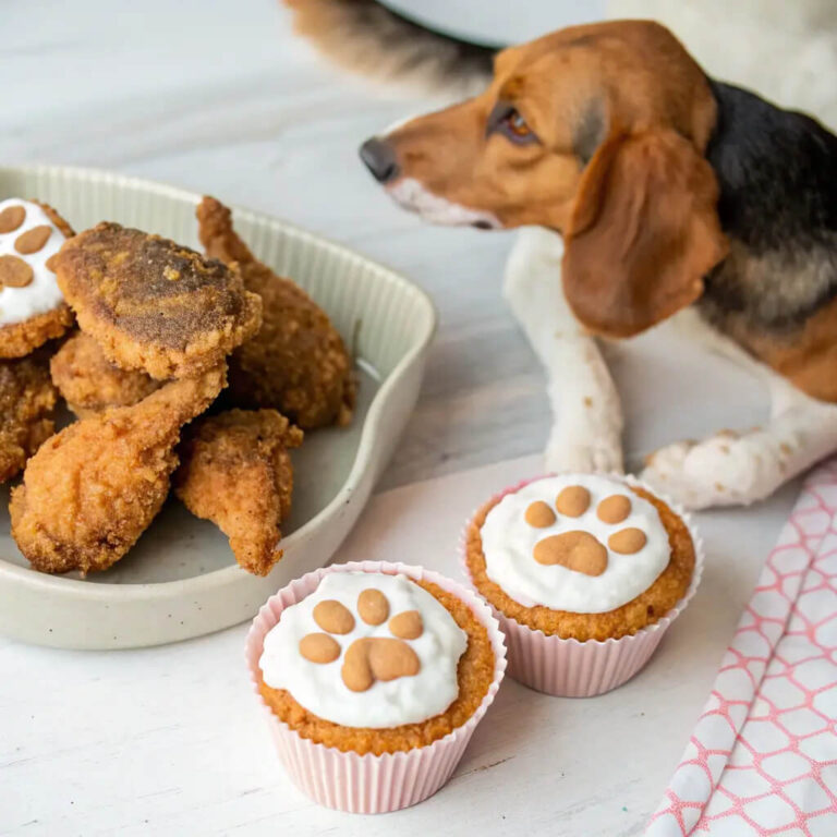 Air-Fried Chicken, Oat & Yogurt Muffins For Dogs