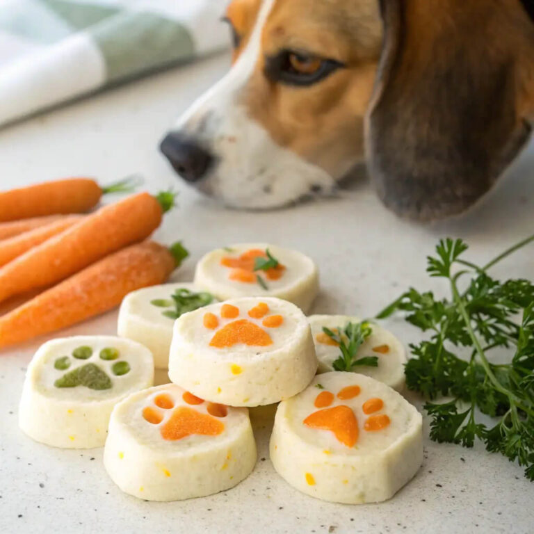 Air-Fried Egg, Carrot & Parsley Soft Chews For Dogs