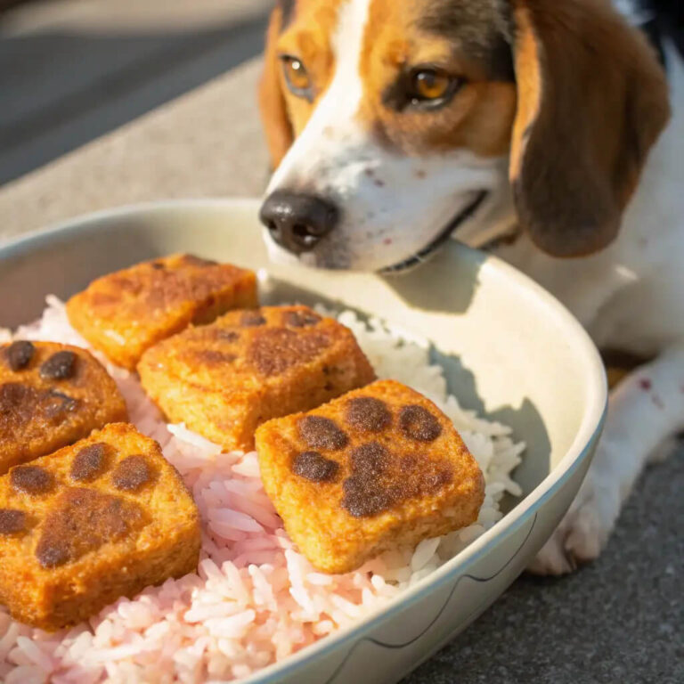 Air-Fried Salmon, Rice & Yogurt Popsicles For Dogs
