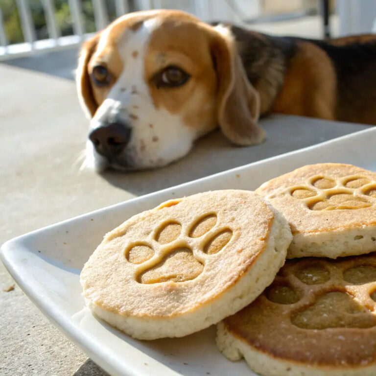 Baked Beef, Oat & Coconut Oil Pancakes For Dogs