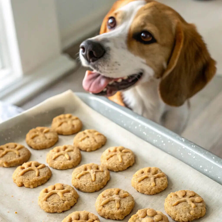Baked Chicken, Quinoa & Flaxseed Biscuits For Dogs