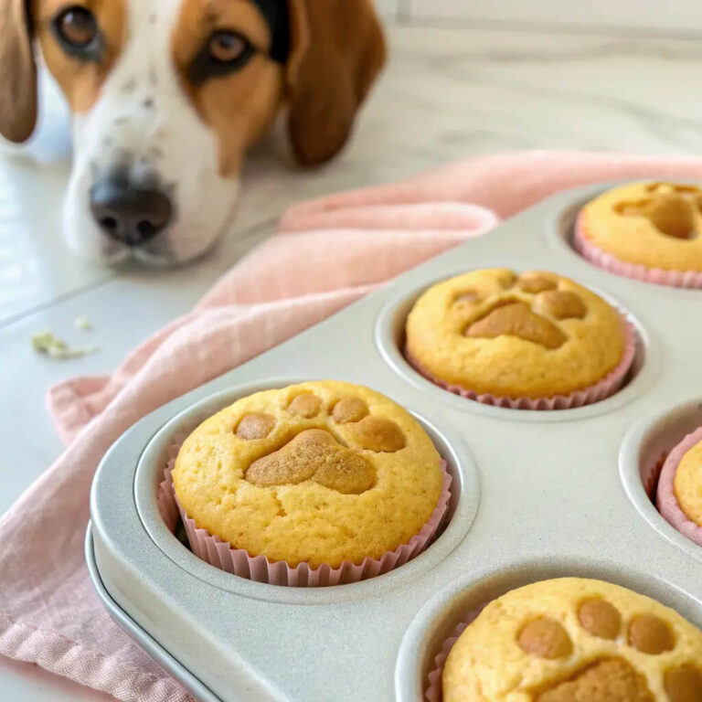 Baked Egg, Pumpkin & Kefir Muffins For Dogs