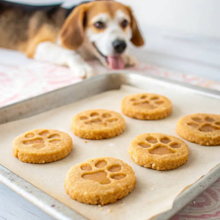 Baked Salmon, Oat & Coconut Oil Biscuits For Dogs