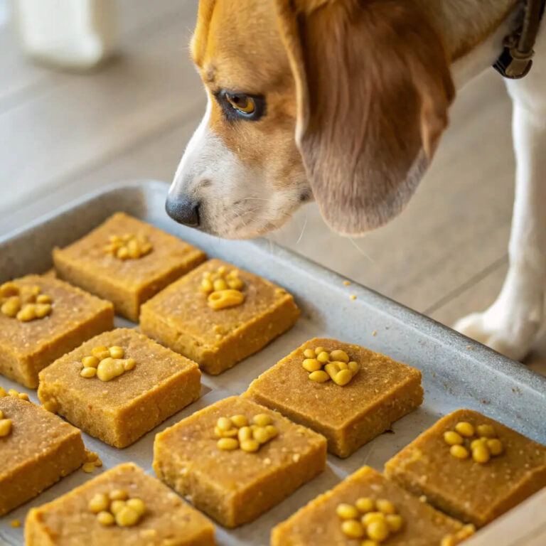 Baked Turkey, Sweet Potato & Turmeric Bars For Dogs