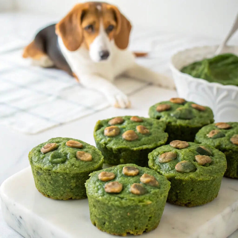 Dehydrated Sardine, Quinoa & Spinach Pupcakes For Dogs