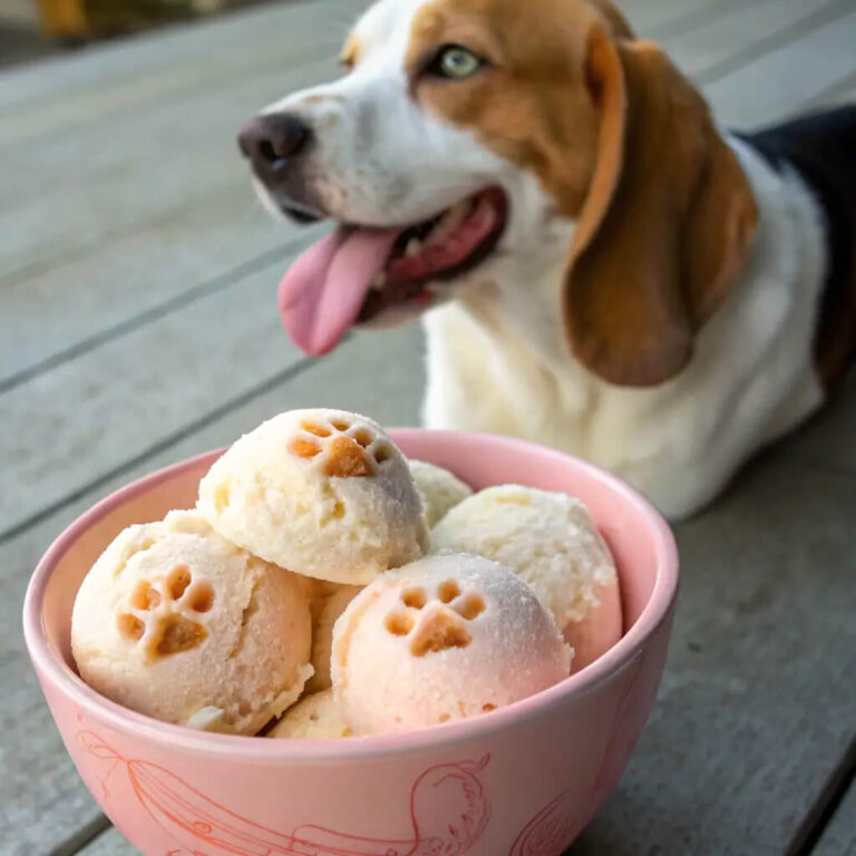 Diy Salmon, Apple & Coconut Oil Ice Cream For Dogs