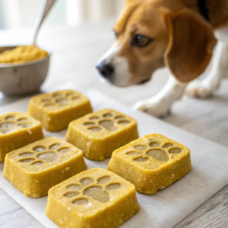 Frozen Beef, Banana & Turmeric Bars For Dogs