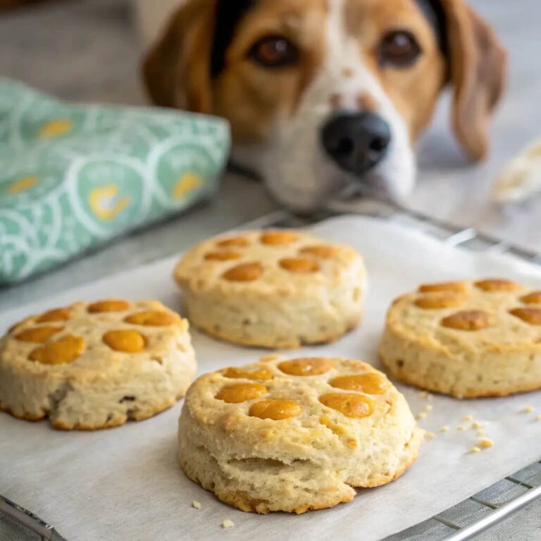 Frozen Sardine, Oat & Cheddar Scones For Dogs