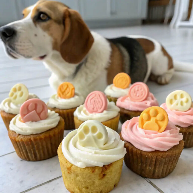 Homemade Egg, Pumpkin & Flaxseed Pupcakes For Dogs