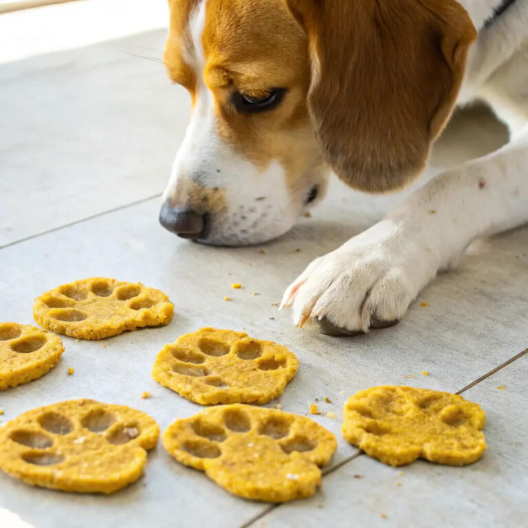 Homemade Egg, Rice & Turmeric Jerky For Dogs