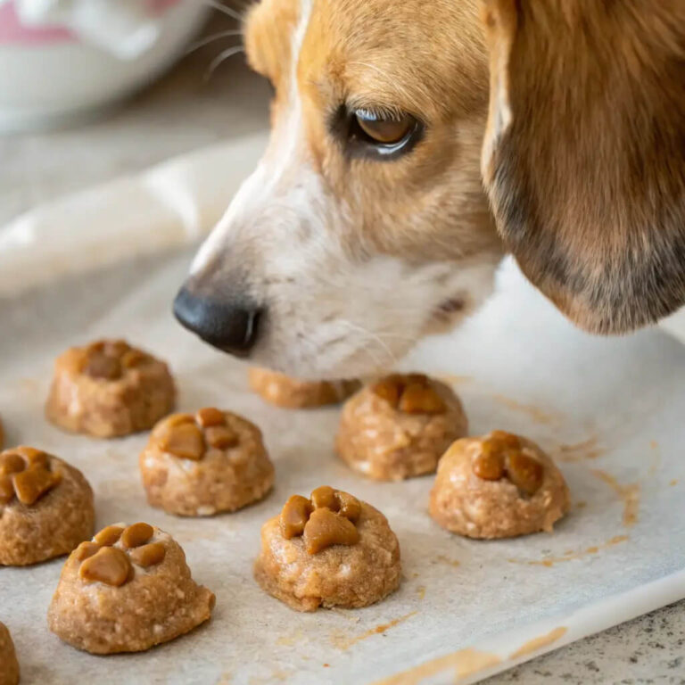 Homemade Pork, Rice & Peanut Butter Meatballs For Dogs