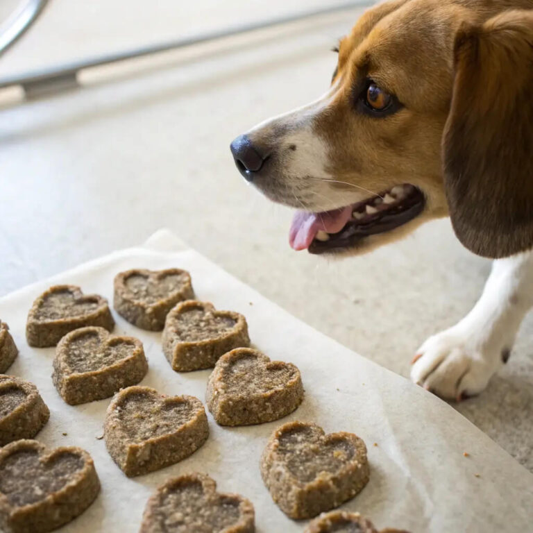 No-Bake Chicken, Quinoa & Chia Seed Treats For Dogs