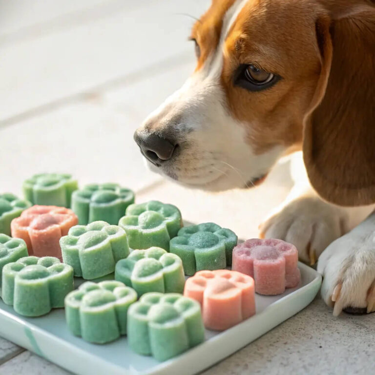 No-Bake Duck, Rice & Spinach Gummies For Dogs