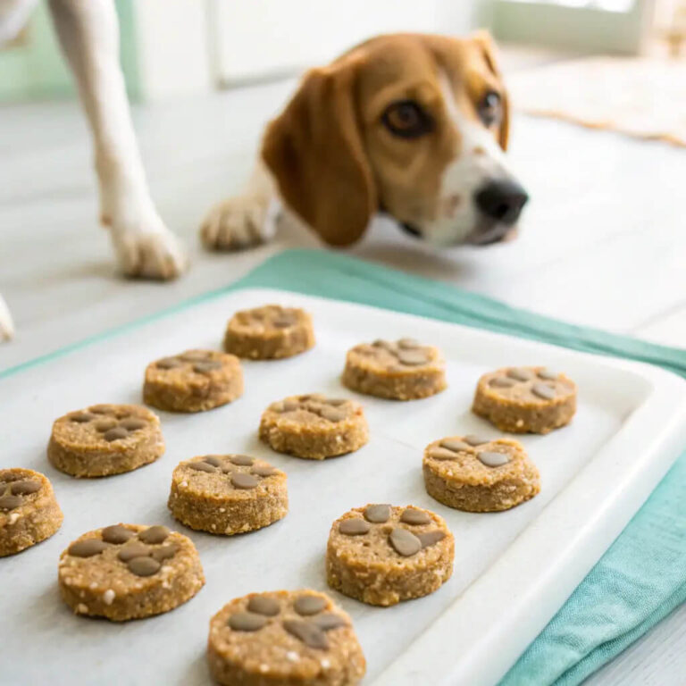 No-Bake Lamb, Oat & Flaxseed Chips For Dogs