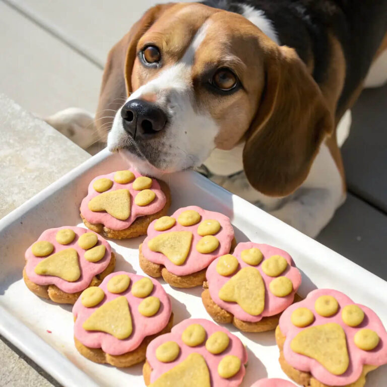 Banana Split Dog Cookies