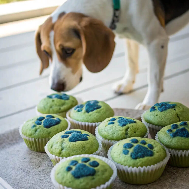 Blueberry & Spinach Superfood Dog Muffins