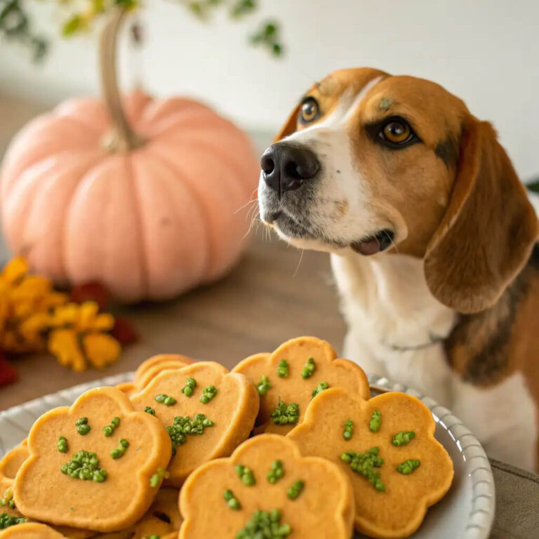 Cheddar & Pumpkin Autumn Dog Biscuits