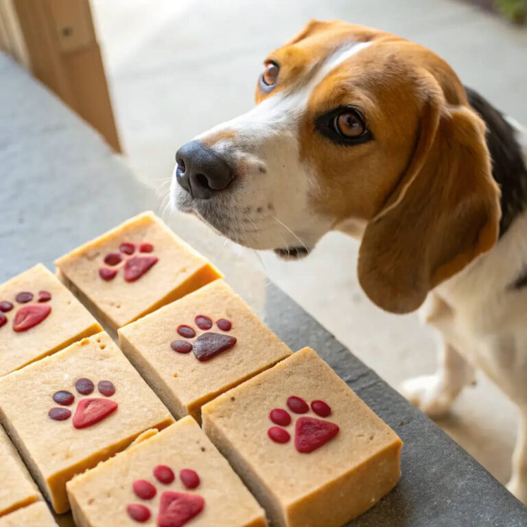Chewy Pumpkin Cranberry Dog Bars