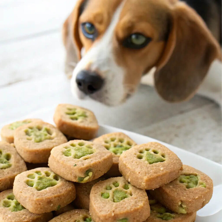Chicken & Asparagus Dinner Dog Cookies