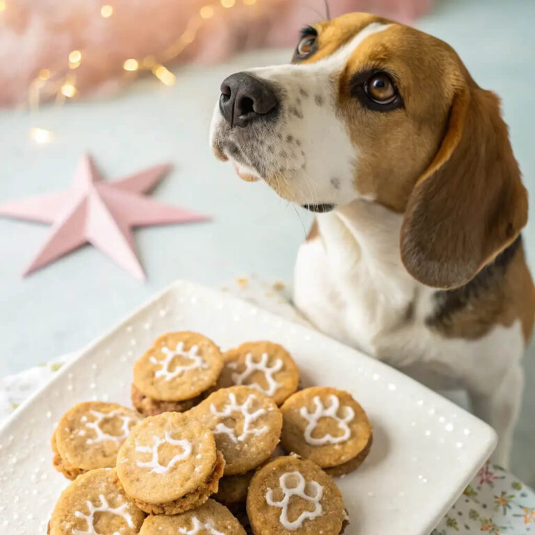 Coconut Honey Crisp Dog Cookies