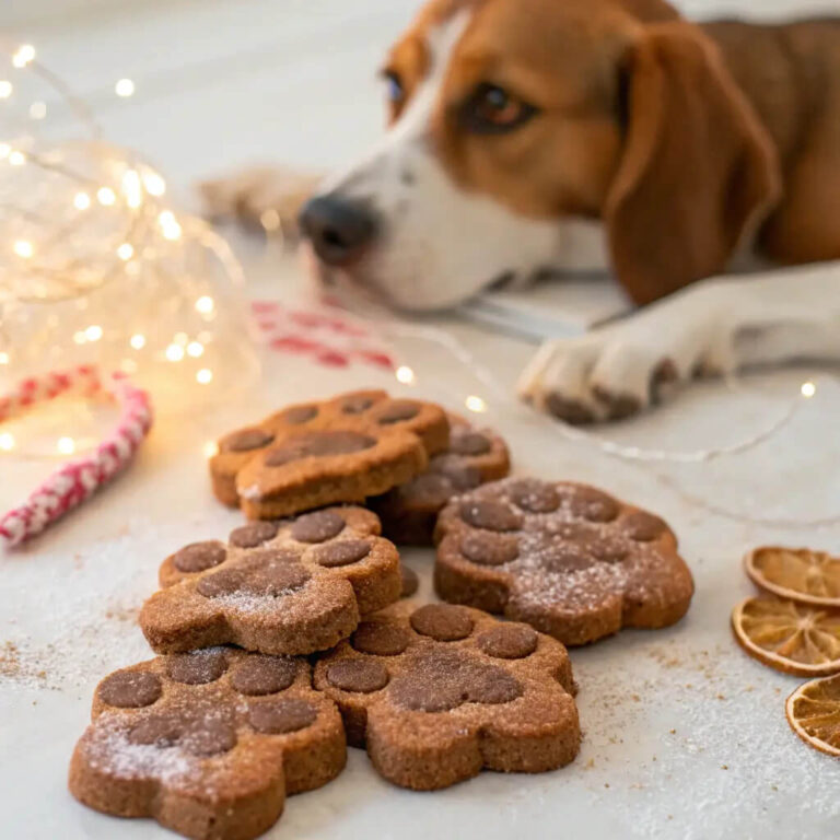 Gingerbread Dog Treats for the Holidays