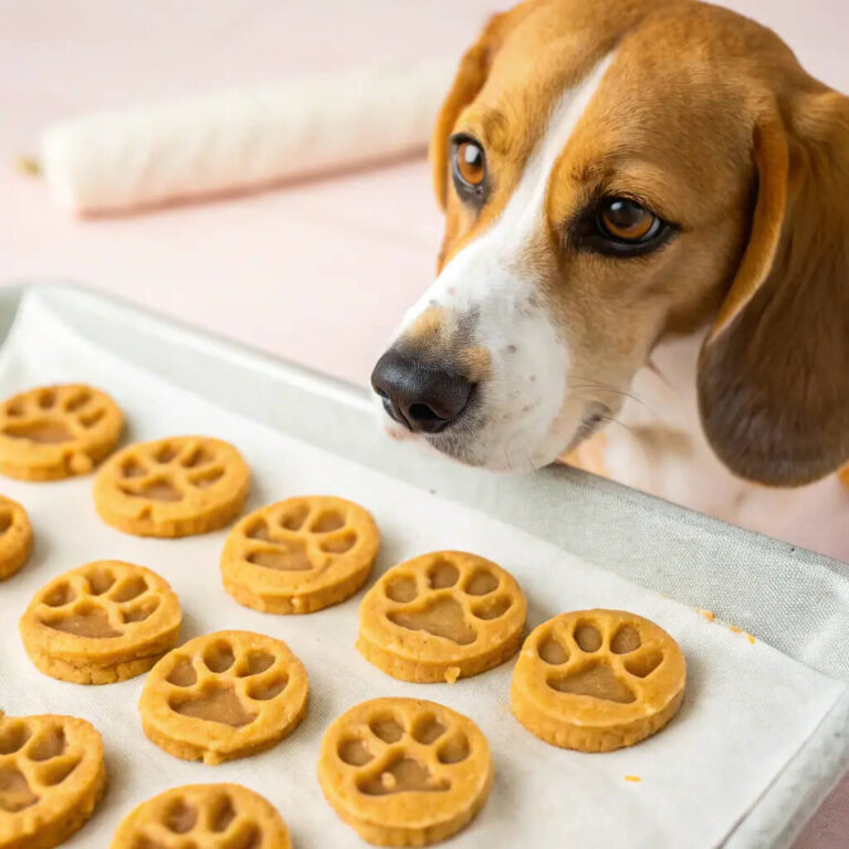 Peanut Butter Pumpkin Pretzel Dog Snacks