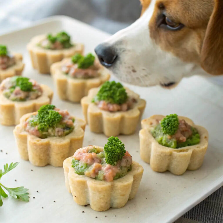 Pork & Broccoli Holiday Dog Muffins