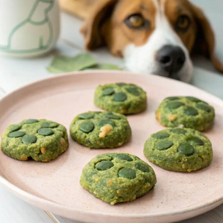 Salmon & Spinach Dog Patties for Healthy Skin