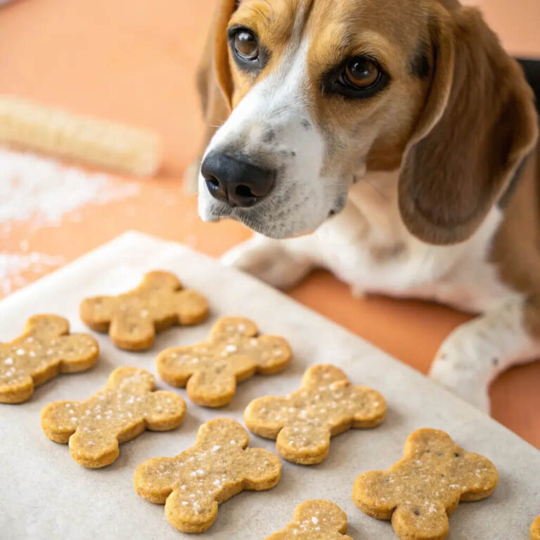Skeleton Bones Cheddar Dog Biscuits for Halloween