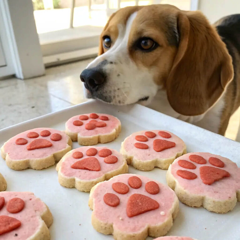 Strawberry Shortcake Dog Biscuits