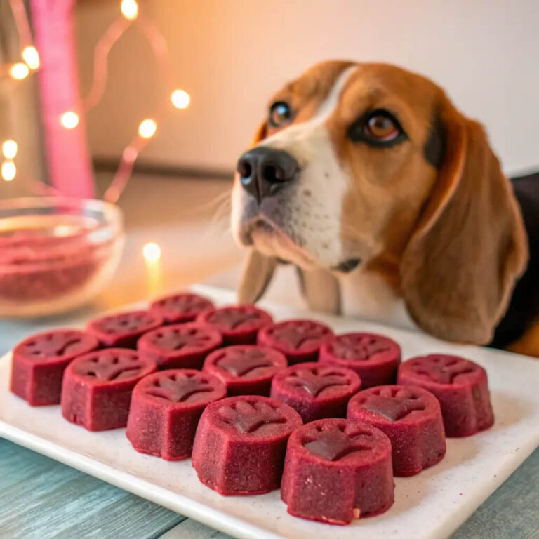 Vampire Bat Bites: Beet & Liver Halloween Dog Snacks